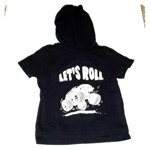 OKIE DOKIE TODDLER MONSTER TRUCK T-SHIRT W/ HOOD